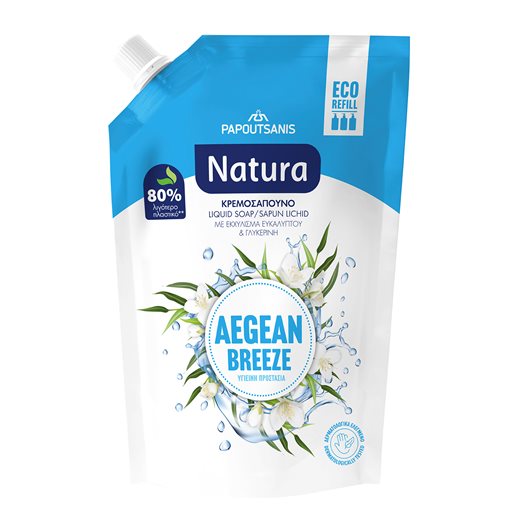 NATURA LIQUID SOAP REFILL AEGEAN BREEZE 750ML